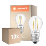 Multipack 10x Ledvance Classic LED E27 Poire Filament Claire 1W 136lm - 827 Blanc Très Chaud | Équivalent 15W