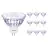 Multipack 10x Philips Master Value LED Spot GU5.3 MR16 7.5W 621lm 36D - 927 Blanc Très Chaud | Meilleur rendu des couleurs - Dimmable - Équivalent 50W