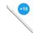 Multipack 15x Bright Choice Réglette LED Étanche 27W 2970lm - 840 Blanc Froid | 150cm