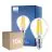 Multipack 10x Philips Master Value LED Lustre E14 Boule Filament Claire 3.4W 470lm - 927 Blanc Très Chaud | Meilleur rendu des couleurs - Dimmable - Équivalent 40W