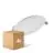 Multipack 4x Ledvance Downlight LED Slim Rond DN155 12W 1020lm 120D - 840 Blanc Froid | 169mm 