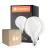 Multipack 6x Ledvance LED Classic E27 Globe Dépolie 11W 1521lm - 827 Blanc Très Chaud | Dimmable - Équivalent 100W