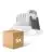 Multipack 5x Ledvance Spot LED Adjust Aluminium Blanc 8W 680lm 36D - 930 Blanc Chaud | Diamètre 68mm - IP20 - Meilleur rendu des couleurs - Dimmable