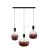 Calex XXL Marron Rouge Ensemble complet - Including 3 XXL Ampoules + Cordset Rectangulaire base