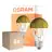 Multipack 6x Osram Classic LED E27 Poire Filament Miroir Dorée 4W 400lm - 827 Blanc Très Chaud | Équivalent 35W