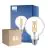 Multipack 6x Philips MASTER Value LED Globe E27 93mm Filament Claire 5.9W 806lm - 922-927 Blanc Très Chaud | Meilleur Rendu Des Couleurs - Dimmable - Équivalent 60W