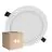 Multipack 4x Ledvance Downlight Slim Alu Blanc 16W 1600lm 90D - 830 Blanc Chaud | Diamètre 175mm - IP44 
