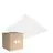 Multipack 4x Ledvance Panneau LED Comfort Aluminium Blanc 33W 4320lm - 840 Blanc Froid | 62.5x62.5cm - UGR < 19