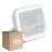 Multipack 12x Ledvance Projecteur LED Aluminium Blanc 8W 1100lm 100D - 830 Blanc Chaud | IP66 - Symétrique