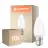 Multipack 10x Ledvance Classic LED B22 Bougie Dépolie 3.4W 470lm - 827 Blanc Très Chaud | Équivalent 40W