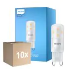 Multipack 10x Philips CorePro LED Capsule G9 Dépolie 2.7W 300lm - 827 Blanc Très Chaud | Dimmable - Équivalent 25W