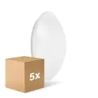 Multipack 5x Ledvance Surface Circulaire 350 Blanc 18W 1440lm - 840 Blanc Froid | IP44 - Équivalent 2x18W