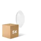 Multipack 5x Ledvance Surface Circulaire 250 13W 840 960lm Blanc IP44 | avec Détecteur de Mouvement - Blanc Froid