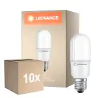 Multipack 10x Ledvance LED Classic Stick E27 Stick Dépolie 9W 1050lm - 827 Blanc Très Chaud | Équivalent 75W