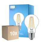 Multipack 10x Philips Corepro LED Ampoule E27 Poire Claire 8.5W 1055lm - 840 Blanc Froid | Équivalent 75W