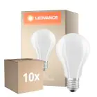 Multipack 10x Ledvance Classic LED E27 Poire Filament Dépolie 17W 2452lm - 827 Blanc Très Chaud | Équivalent 150W