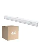 Multipack 4x Noxion Réglette LED Batline V2.0 4W 480lm - 830-865 CCT | 30cm