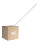 Multipack 4x Ledvance Réglette LED Étanche Imperméable Eco Slim 36W 4320lm - 840 Blanc Froid | 120cm