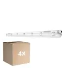 Multipack 4x Ledvance Réglette LED Étanche Imperméable 58W 8000lm - 840 Blanc Froid | 150cm