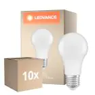 Multipack 10x Ledvance Classic LED E27 Poire Dépolie 8.8W 806lm - 827 Blanc Très Chaud | Lumière Du Jour Sensor - Équivalent 60W