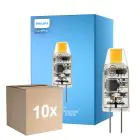 Multipack 10x Philips LED Capsule CorePro G4 Claire 1W 100lm - 827 Blanc Très Chaud | Équivalent 10W 