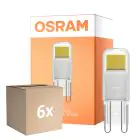 Multipack 6x Osram LED Capsule G9 Claire 1.8W 200lm - 827 Blanc Très Chaud | Équivalent 20W