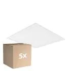 Multipack 5x Noxion Panneau LED Ecowhite V4.0 28W 3360lm - 830-840-865 CCT | 62x62cm - UGR 