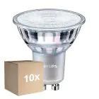 Multipack 10x Philips MASTER Value Spot LED GU10 PAR16 3.7W 365lm 60D - 930 Blanc Chaud | Meilleur Rendu Des Couleurs - Dimmable - Équivalent 50W