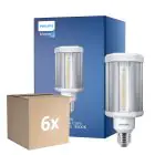 Multipack 6x Philips TrueForce LED E27 HPL Claire 21W 3000lm 360D - 840 Blanc Froid | Équivalent 50W