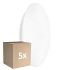 Multipack 5x Ledvance Hublot LED Surface CIRCULAR 500 PS Blanc 42W 3500lm - 840 Blanc Froid | IP44