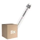 Multipack 8x Osram Tube LED T8 Fluora (EM/Direct 230V) Standard Output 18.3W 1450lm - 825 Blanc Très Chaud | 150cm - Équivalent 58W