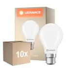 Multipack 10x Ledvance Classic LED B22 Poire Dépolie 5.9W 806lm - 827 Blanc Très Chaud | Équivalent 60W